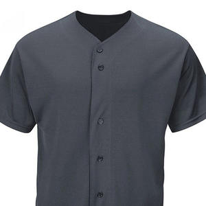 Vêtements de sport tendance 2024, grande taille, personnalisables, maillot de baseball de haute qualité, respirant, antibactérien, 100% polyester - Product Image 3