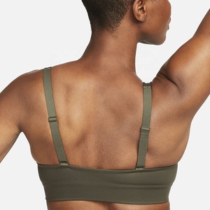 2023 soutien-gorge de Yoga sans couture de haute qualité soutien-gorge de sport soutien élevé pousser avant Sexy dos croisé Logo personnalisé Fitness grande taille confortable - Product Image 3