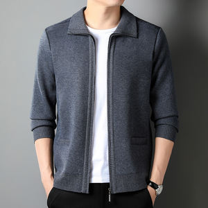 JAC22 R2265 Pull uni en nylon/coton pour homme, coupe ample, respirant, avec fermeture éclair sur le devant, pour l'automne et l'hiver - Product Image 5