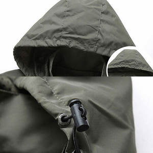 Vestes de pluie d'extérieur coupe-vent respirantes pour hommes de qualité supérieure Vestes de pluie décontractées chaudes de conception personnalisée de haute qualité - Product Image 3