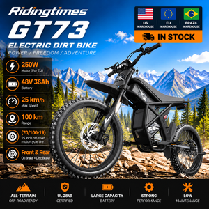 Vélo tout-terrain électrique Ridingtimes GT73 E-MTB avec pneus tout-terrain de 25 pouces - Product Image 1