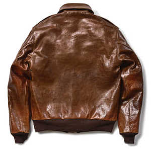 Chaqueta de lona y cuero estilo universitario de invierno con cuello alto y cierre de cremallera de cuero personalizable - Product Image 2