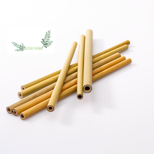 Paille réutilisable de paille de bambou de matériel de bambou écologique de haute qualité pour le mariage, les cadeaux, la vaisselle du Vietnam - Product Image 1