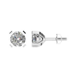 Classique 950 Platine À La Mode OEM ODM Personnalisé Fine Jewelry Moissanite Diamant Boucles D'oreilles pour les Femmes pour l'Engagement - Product Image 1