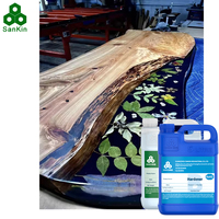 Résine époxy à prix avantageux, vente chaude, kit de démarrage A et B pour table en bois/table basse, haute perméabilité