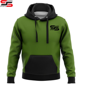 Pull-over lourd avec logo personnalisé Sweats à capuche de luxe en coton et polyester de haute qualité pour hommes - Product Image 6