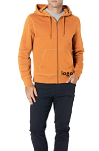 Sweat-shirt à capuche et fermeture éclair pour hommes, 52% coton, 48% Polyester, 2 pièces, Standard, offre spéciale, dhl - Product Image 4