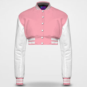 2025 Chaquetas deportivas personalizadas para mujer con chaquetas universitarias de moda para mujer y mujer ropa atlética chaquetas de béisbol abrigos - Product Image 1