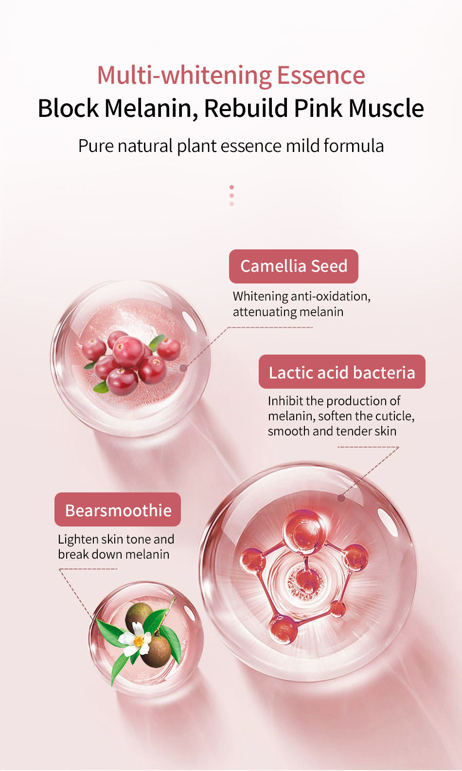 Skin Care to Remove Melanin Lips Sexy pink Cream