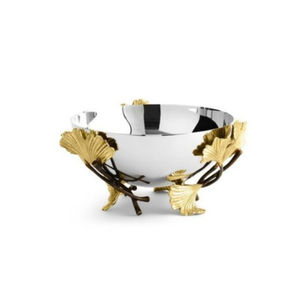 Bol de service en métal doré de qualité supérieure Bol de service de fruits au design élégant pour les fournitures de restaurant d'hôtel en vente - Product Image 3