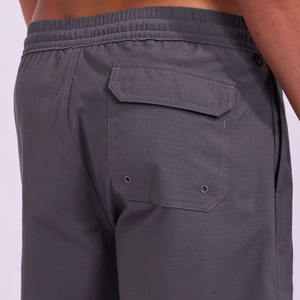 Best Price <b>Men's</b> Board Shorts Custom Logo Printed Solid Pattern Beach <b>Trunks</b> Elastic Mid Waist Closure Multiple Styles Available - Product Image 3