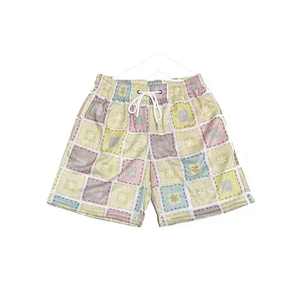 Pantalones cortos de sudor de poliéster con sublimación de doble capa con logotipo personalizado, cierre de cintura elástica sólida para gimnasio informal, deporte, ejercicio de verano - Product Image 6