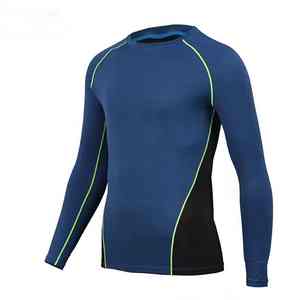 Camiseta de Compresión de Manga Larga con Logotipo Personalizado, Secado Rápido, Transpirable, para Gimnasio y Running, para Hombre - Product Image 4