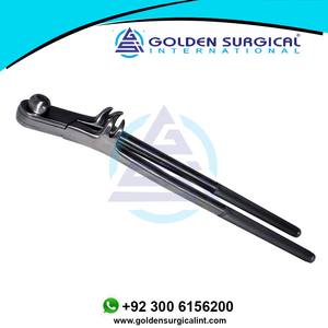 เครื่องถอนฟันม้าแบบ 4 ง่าม พร้อมแกนกลางในตัว - คีมถอนฟันม้าสแตนเลสโค้ง - Product Image 4