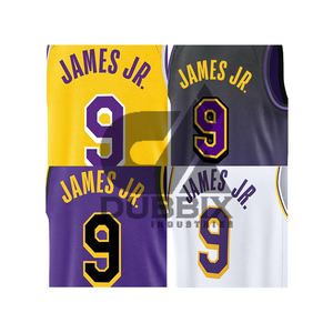 Nuevas Camisetas de Baloncesto 9 James para Hombre 2025, Alta Calidad, 100% Poliéster, Conjuntos de Manga Corta 3D, Listas para Enviar al por Mayor - Product Image 5