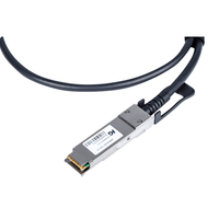 Câble de Brassage DAC 100G QSFP28 4x25G SFP28 de Haute Qualité pour Interconnexion d'Équipements de Cloud Computing et Réseaux d'Entreprise 5G POE