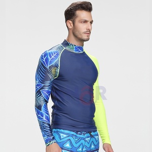 Customizable Men's Full Sleeve MMA Rash Guard <b>Compression</b> <b>Shirt</b> Breathable Spandex/Polyester Fabric Custom Logo Quick Dry - Product Image 3