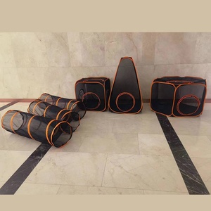 6 en 1 Pop Up Open Pet <span class=keywords><strong>Cat</strong></span> Recinto Transpirable Malla fuerte Corralito al aire libre Valla Gran patio de recreo para gatitos Corralito para mascotas - Product Image 5