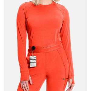 Camisetas de LICRA Underscubs Camisetas de enfermera de manga larga Uniformes médicos Scrubs - Product Image 1