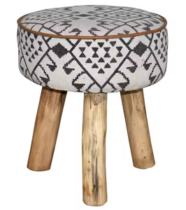 Tabouret ottoman en tissu moderne personnalisé pour chambre à coucher école appartement mobilier solide pour hôtel ferme contemporaine 2025 - Product Image 2