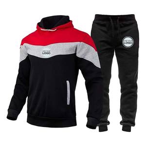 Mens Tracksuit Set Jogging Bottom Pullover Fleece <b>Hoodie</b> Grey Tops Sweat Suits Track suit - Product Image 5