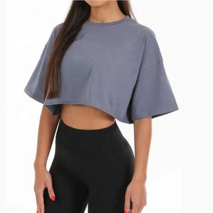 Camisetas cortas para mujer, precios de fábrica para B2B, camisetas cortas de moda de gran tamaño transpirables para mujer, camisetas de moda de suministro directo B2B - Product Image 3