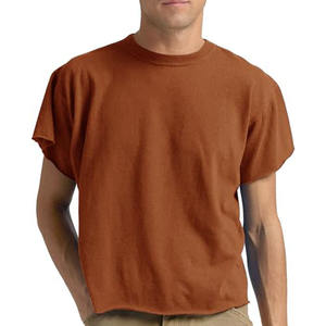 Camiseta de Moda 100% Algodón Verano 270G Lavada Corte Cuadrado Manga Corta Ajuste Holgado Vintage Estampado Desgastado para Hombre - Product Image 5