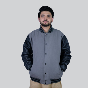 Chaqueta Universitaria de Invierno Casual para Hombre, Ecológica, con Impresión de Logotipo Personalizado de Alta Calidad, al por Mayor - Product Image 5