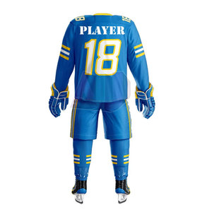 Uniformes de Hockey sobre Hielo Ligeros y Duraderos 2025, Servicio OEM, Conjuntos con Tela Transpirable que Absorbe la Humedad, Diseño Personalizable - Product Image 3