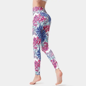 Leggings Deportivos OEM Personalizados de Cintura Alta con Efecto Levanta Glúteos, Antibacterianos, Tejidos, con Bolsillo Lateral, para Verano y Running - Product Image 4