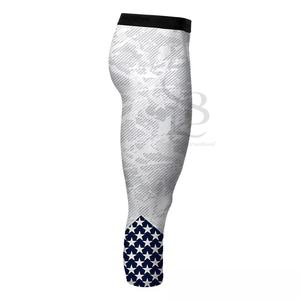 Pantalon de course à fermeture éclair personnalisé à séchage rapide avec poches leggings pour hommes vêtements de sport collants de compression pour hommes vêtements de sport - Product Image 1