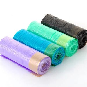 Drawtape <b>Trash</b> <b>Bags</b> with Custom Logo PE Plastic Gravure Printing Easy Cleanup Solution - Product Image 1