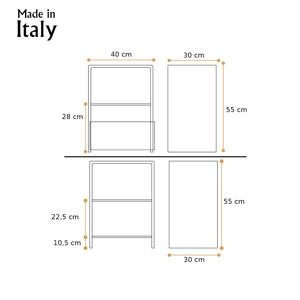 Table d'appoint en plastique transparent moderne, durable et écologique, fabriquée en Italie, pour chambre à coucher, salle à manger, salon - Product Image 6