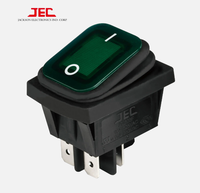 JEC 608 Interrupteur à bascule 2 voies Ruby résistant aux intempéries IP65 On-Off Double pôle extérieur