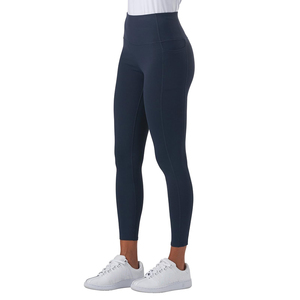 Mallas de mujer de cintura alta de último estilo, venta al por mayor, mallas de yoga con cintura elástica, las mejores mallas de tela informales para mujer - Product Image 6