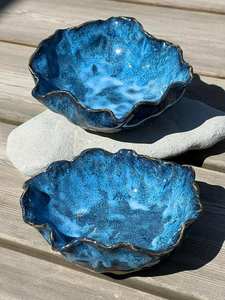 MOON GROS BOLS DE HAUTE QUALITÉ BOLS Personnalisés Résine Couleur Cuisine Nourriture Camphores Bol en Bois - Product Image 6