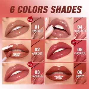 O.TW O.O 2 IN 1 Matte Finish Lip gloss Glasur Lippen öl Wasserdicht Long Wear 6 Farben Lippen Make-up für Großhändler