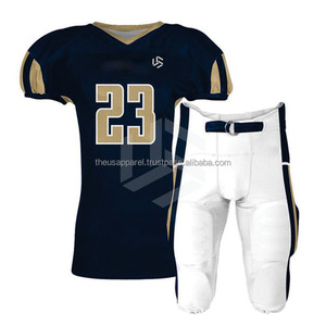 Men's Adult American Football Uniform Set-100% Polyester Quick Dry Custom Logo Printing Short Sleeves <b>Plus</b> <b>Size</b> - Product Image 4