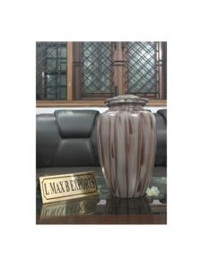 Urna de cremación de Metal de diseño elegante, Color personalizado, hecha a mano, urna al por mayor, suministros funerarios de lujo de calidad superior, urna de cremación - Product Image 2