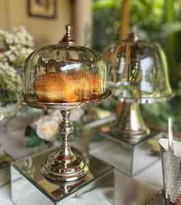 Soporte de pastel de la más alta calidad para soporte decorativo de boda con asa al por mayor y precio de fábrica Aluminio - Product Image 5