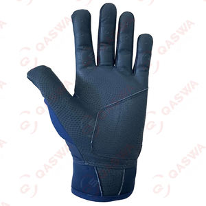Gants de frappe de baseball à manchette courte sur mesure respirant poignet réglable 100% gants de frappeur en cuir de vachette originaux - Product Image 2