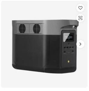 Nueva Estación de Energía DELTA2MAX con Batería Adicional Inteligente que Expande la Capacidad de 2048Wh a 4096Wh, Generador Solar - Product Image 1