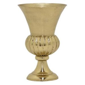 Jarrón de Metal Estilo Trompeta Occidental, Florero para Mesa de Boda, Decoración para Eventos y Fiestas en el Hogar, Jarrones de Metal Dorado Antiguo - Product Image 3