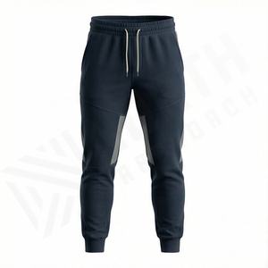 Pantalones Deportivos de Algodón Grueso Unisex al por Mayor, Pantalones Deportivos Holgados de Estilo Urbano para Hombre, Pantalones de Color Liso en Oferta, Duraderos y Nuevos - Product Image 1