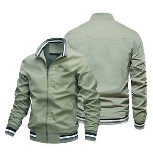Primavera y otoño gama alta nueva moda cómodo bordado Logo ropa de hombre chaqueta de béisbol universitaria para hombres - Product Image 2