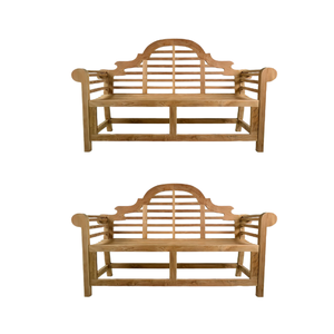 Banco de madera de alta calidad, bancos de Patio de madera maciza, Banco de jardín para parque al aire libre, muebles de jardín de Indonesia - Product Image 6