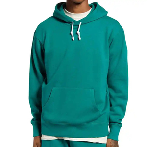 Customized Wholesale Men's Pullover hoodies 100% Cotton Fleece Casual Wear Sweatshirt Hoodies Loose Shoulder Oversized For Men's - Product Image 5