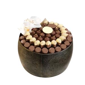 Bol à chocolat martelé antique fait à la main Bol à dessert en métal argenté de qualité supérieure pour les cadeaux d'occasions spéciales - Product Image 5