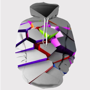 Sweats à capuche par sublimation pour hommes nouvellement conçus pull de qualité supérieure sweats à capuche sublimés imprimés en 3d pour hommes - Product Image 2