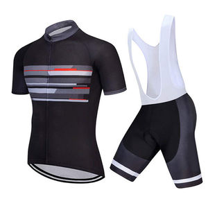 Conjunto de Maillot y Culotte de Ciclismo Personalizado para Hombre, Secado Rápido, Transpirable, de Poliéster, para Bicicleta de Carretera, con Cremallera Completa y Culotte Acolchado, Talla Grande - Product Image 2